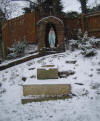 Grotto in the snow